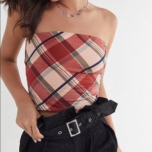 Checkered Colorful Tub Top